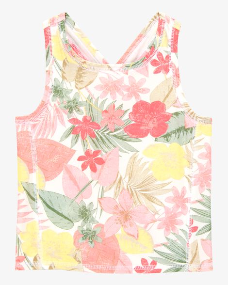 Product image 3 of Kid 2-Piece Floral Active Racerback Tank & Skort Set