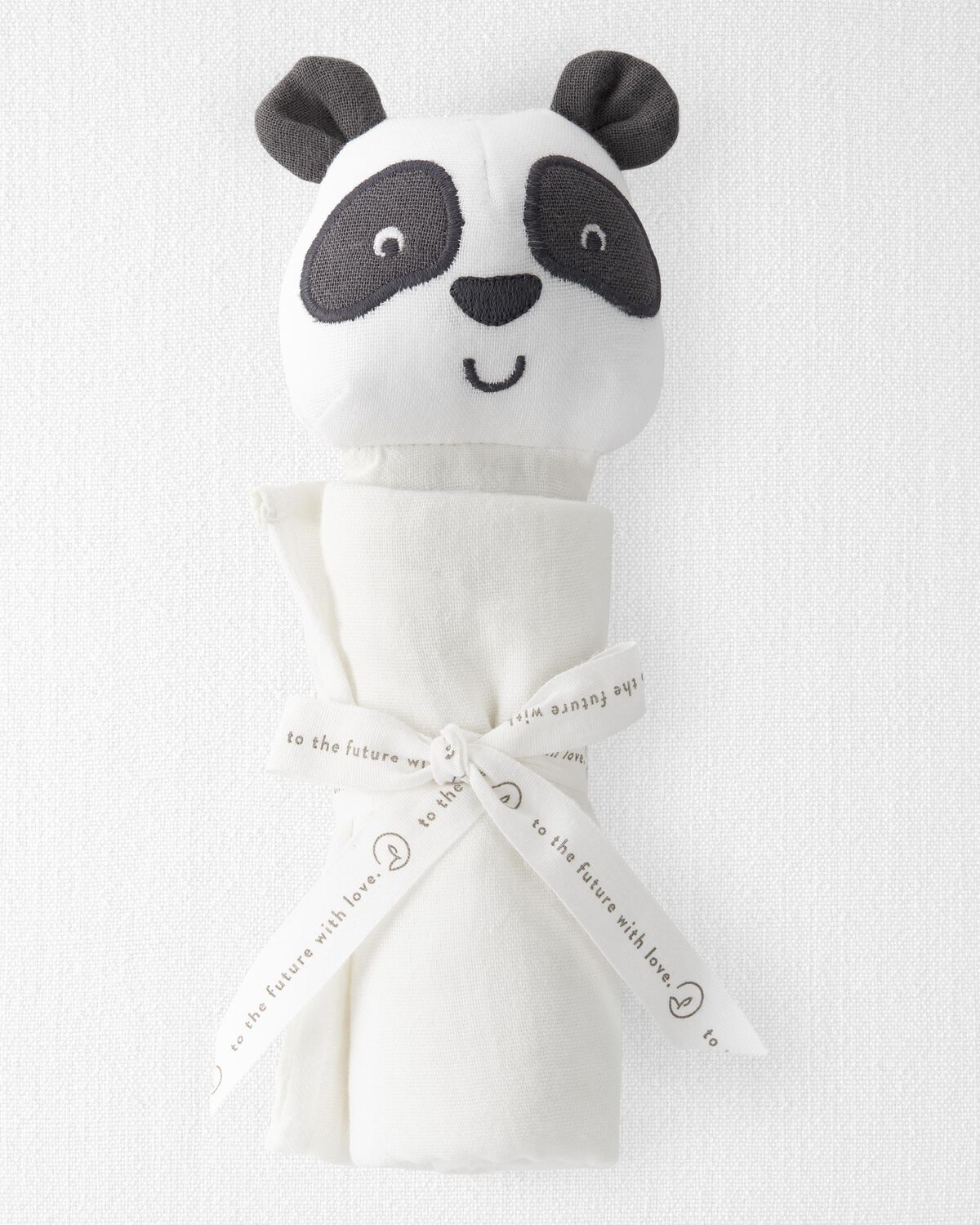 Baby Cotton Muslin Panda Lovie - Carter