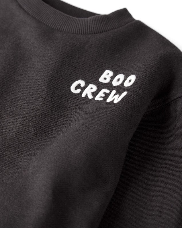 Product image 2 of Toddler Organic Cotton Boo Crew Sweatshirt