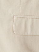 Khaki - Toddler Linen Blazer Made With Organic Cotton - Khaki, Selected