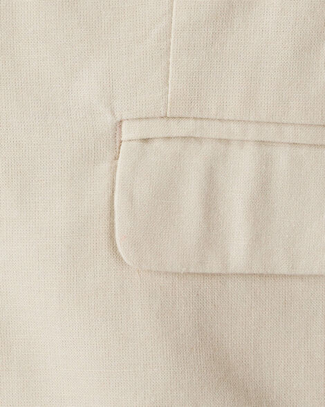 Product image 3 of Toddler Linen Blazer Made With Organic Cotton - Khaki