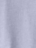 Girls 2-Piece French Terry Long-Sleeve Tee & Pant Set - Blue