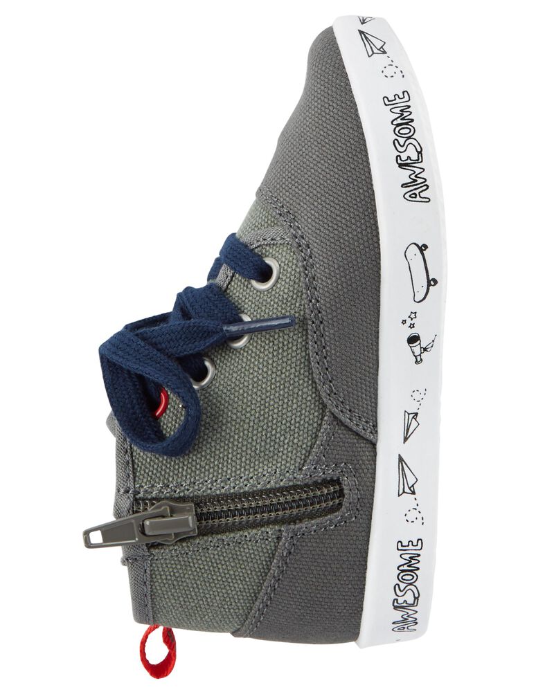 carter high top leather sneaker
