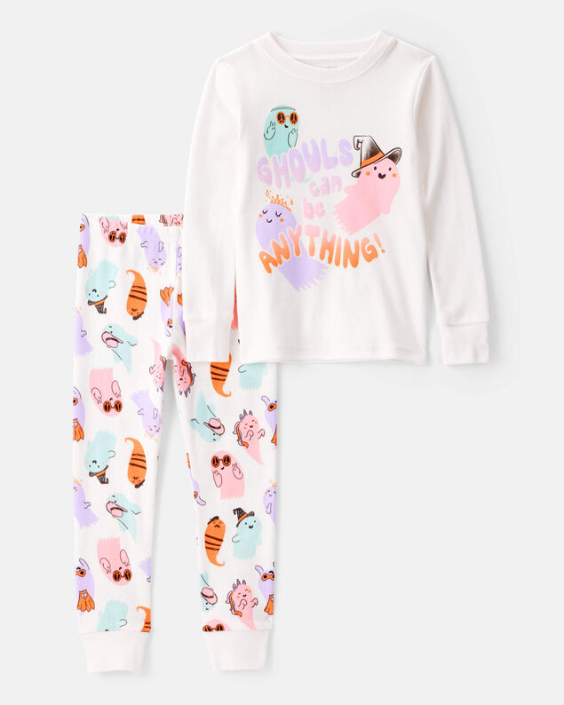Product image 1 of Toddler 2-Piece "Ghouls Can Be Anything" Halloween 100% Snug Fit Cotton Pajamas