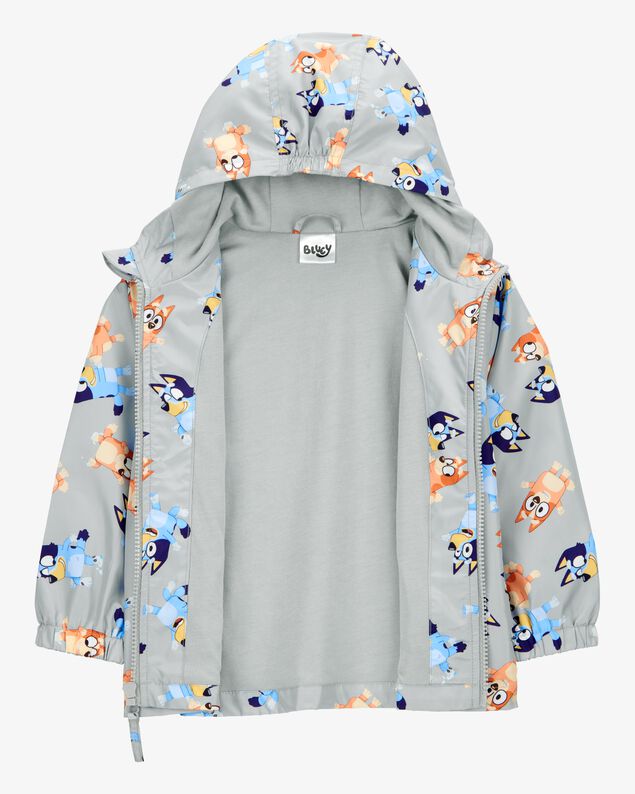 Product image 2 of Toddler Bluey Windbreaker Jacket - Grey