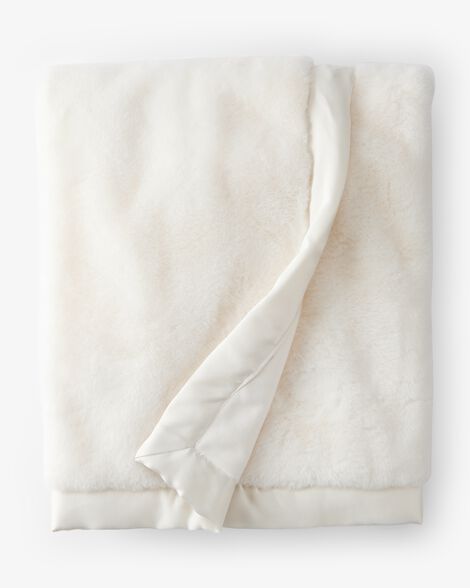 Product image 1 of Baby Plush Blanket - White - White
