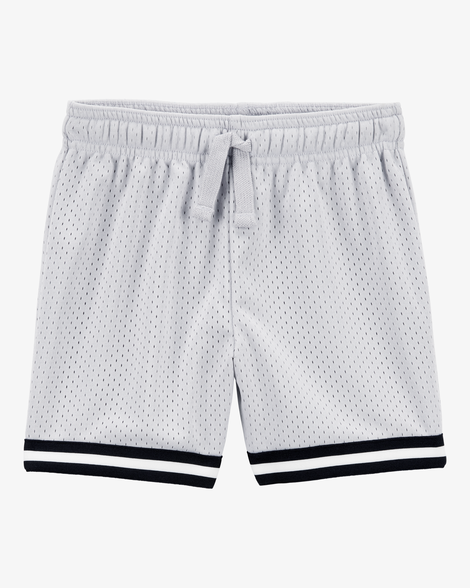 Toddler Fan-Favorite Basketball Mesh Short - Grey