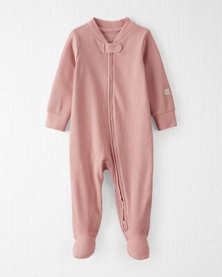 Product image 1 of Baby  Organic Cotton Sleep & Play Pajamas in Pink