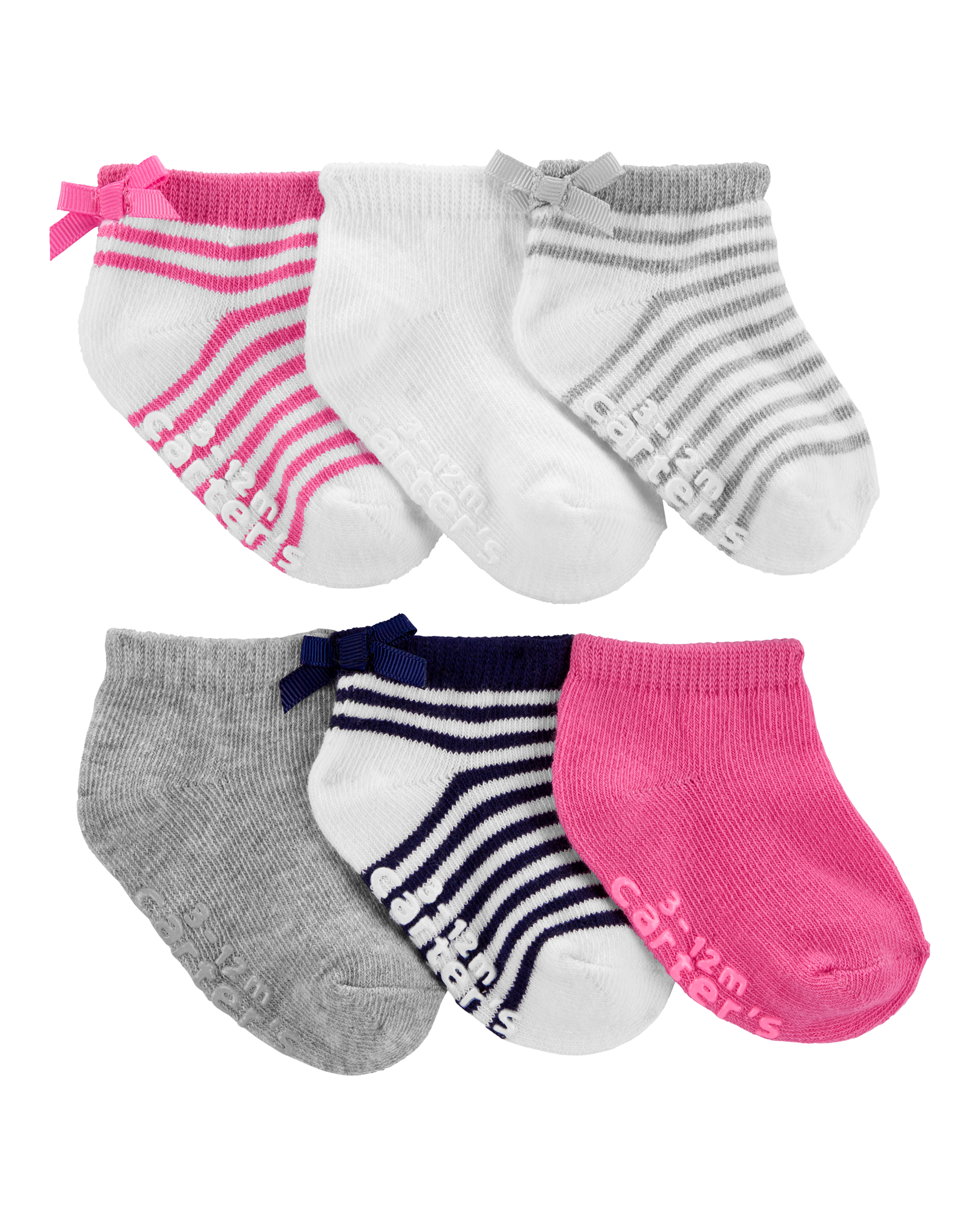 Toddler 6-Pack No-Show Socks