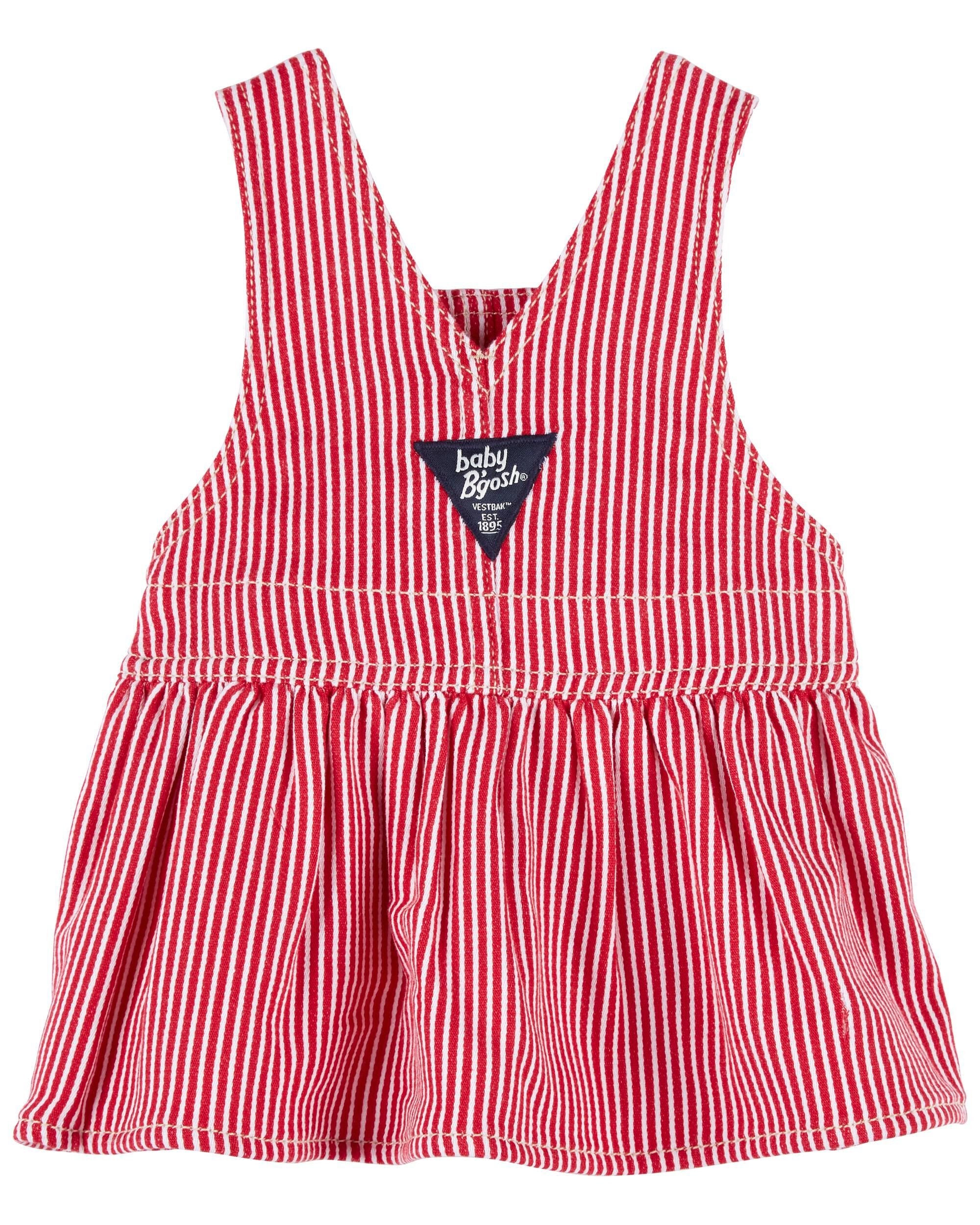 Baby Hickory Stripe Twill Jumper Dress OshKosh Carter s