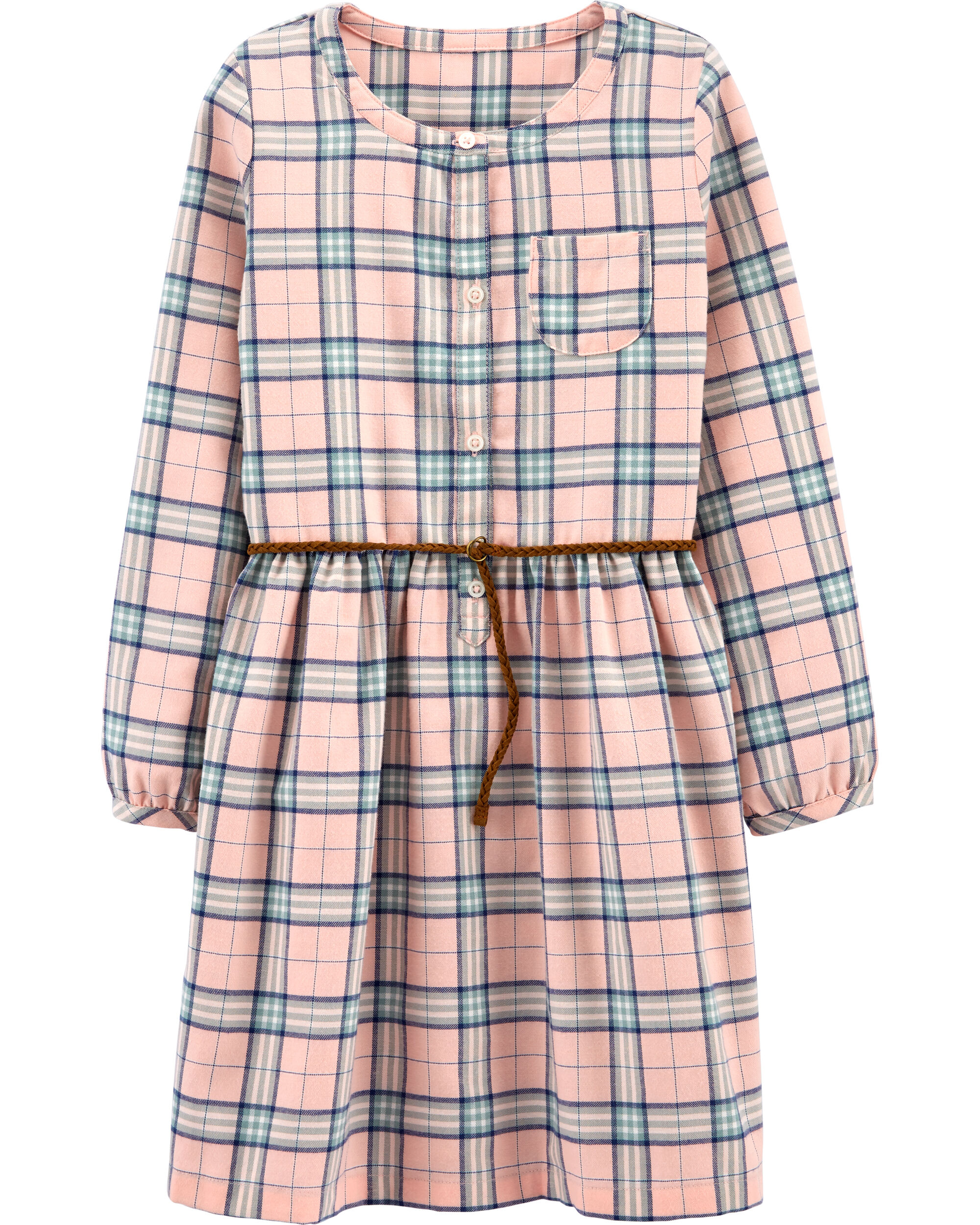 carter's plaid dress