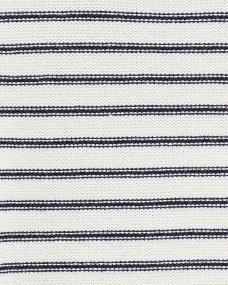  Product image 2 of Kid Striped Pullover Sweater - Black/White
