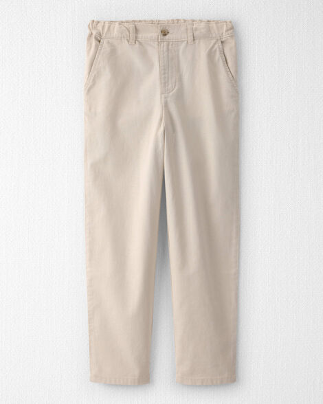 Boys Linen Pants Made with Organic Cotton
