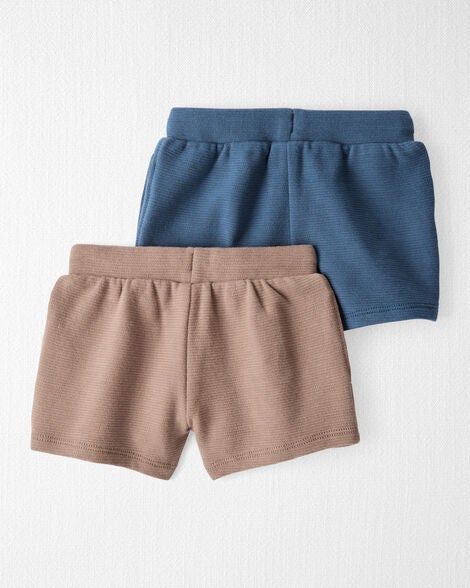  Product image 3 of Baby 2-Pack Organic Cotton Shorts