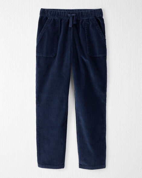 Kid Organic Cotton Corduroy Drawstring Pants