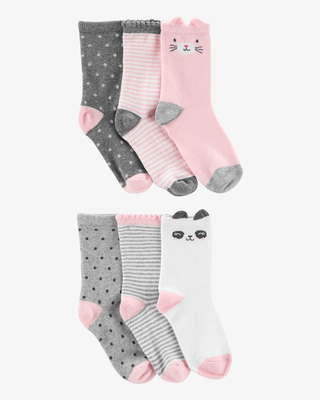 Product image 1 of Kid 6-Pack Critter Socks