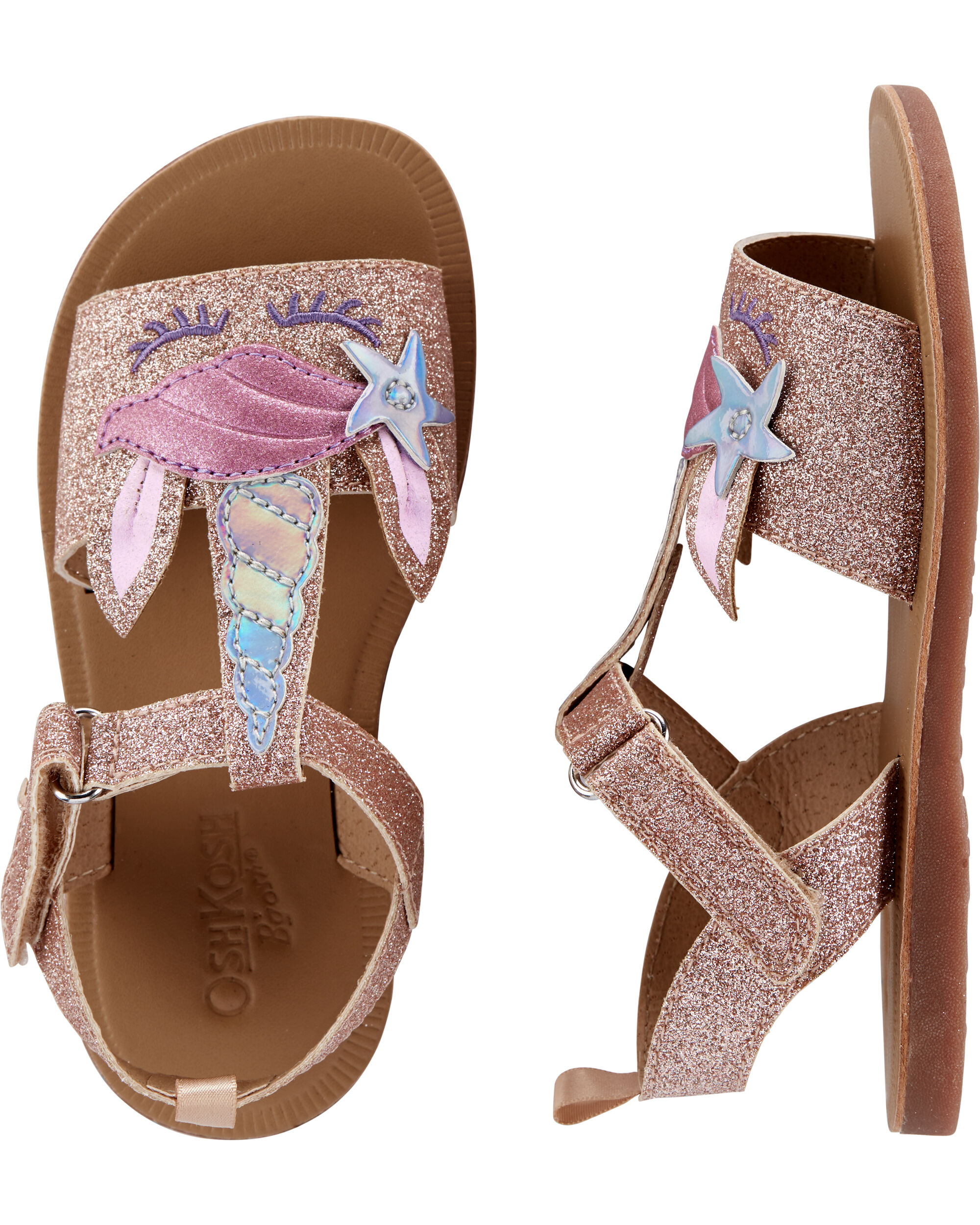 OshKosh Glitter Unicorn Sandals 