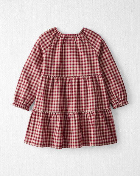  Product image 2 of Toddler Cozy Tiered Dress Made with Organic Cotton
