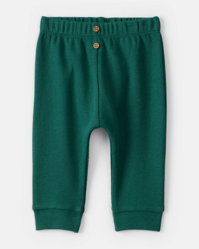 Product image 2 of Baby 2-Piece My First Christmas Long-Sleeve Bodysuit & Pant Set - Cream/Green