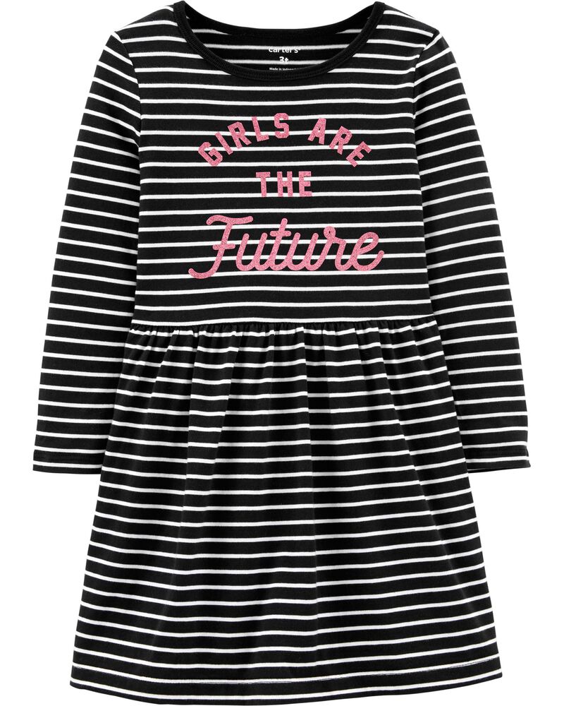 Girls Are The Future Striped Jersey Dress Carters Com