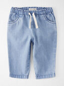 Chambray - Baby Organic Cotton Chambray Pants, Selected
