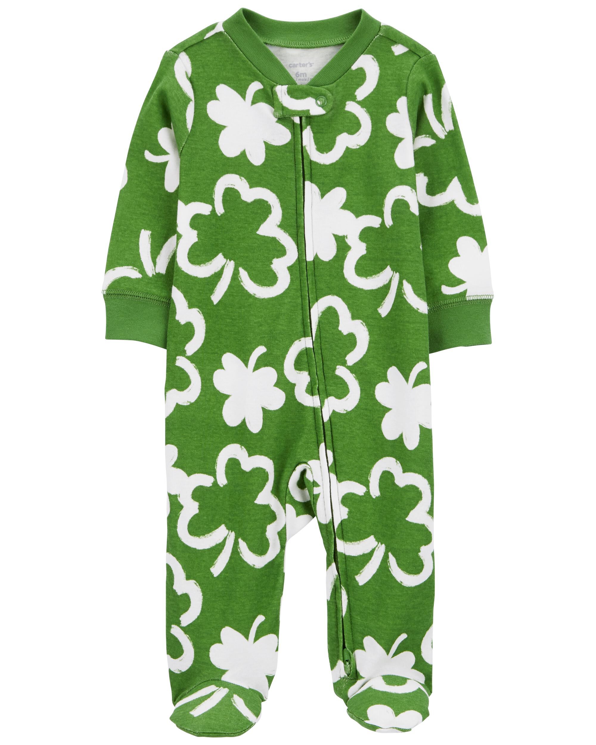 Baby St. Patrick s Day 2 Way Zip Cotton Sleep Play Pajamas Carter s Carter s