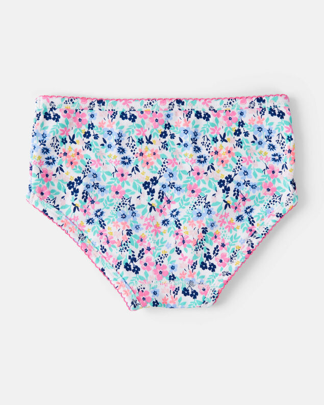 Carter's 7pc Kid Girl Purple/ Blue Stretch Cotton Briefs