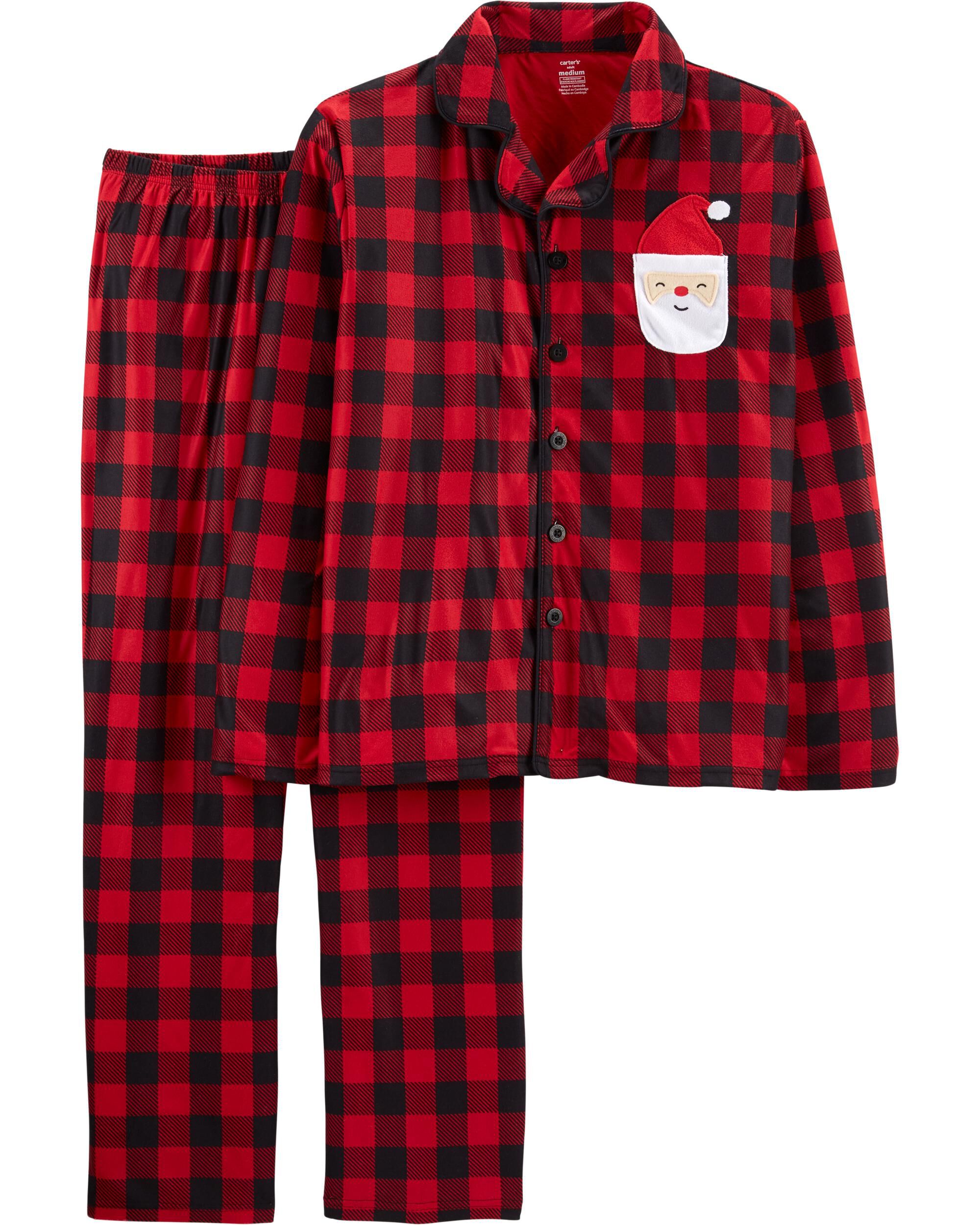 Carters plaid pajamas clearance