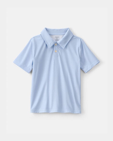 Boys Active Polo Shirt - Light Blue