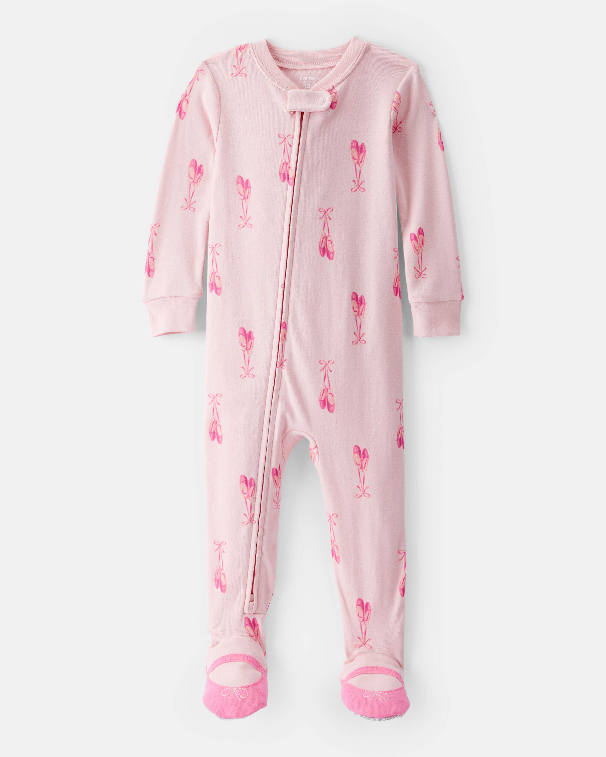 Baby Girl 1-Piece Jellyfish 100% Snug Fit Cotton Footie