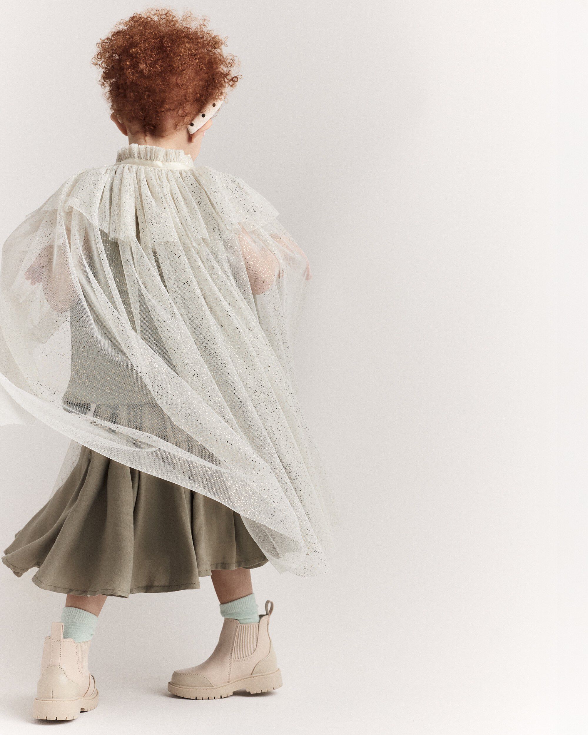 Toddler Girl Confetti Dress Up Cape