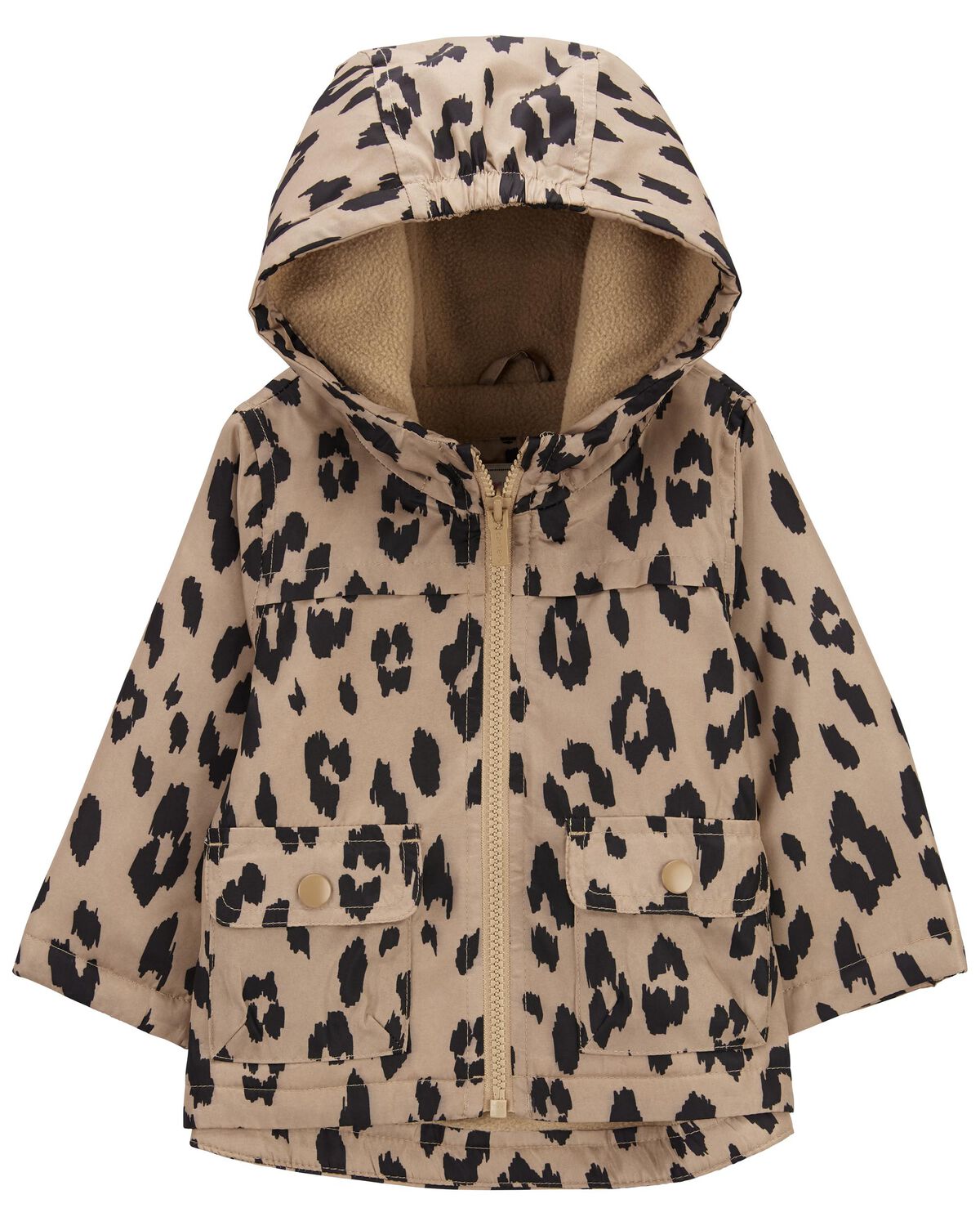 Baby Leopard FleeceLined Midweight Jacket Carter's Carter's