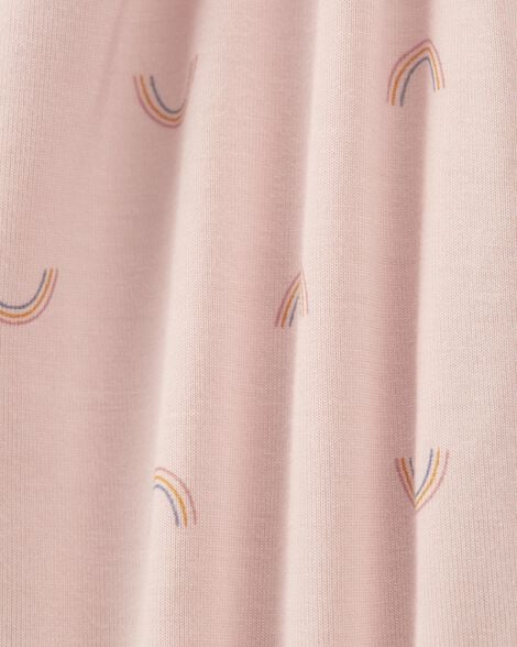  Product image 2 of Baby Girl Rainbow Zip-Up PurelySoft Sleep & Play Pajamas