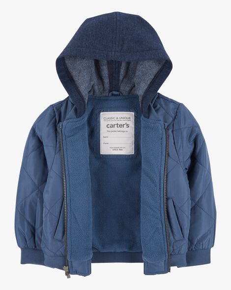  Product image 2 of Toddler Quilted Bomber Jacket