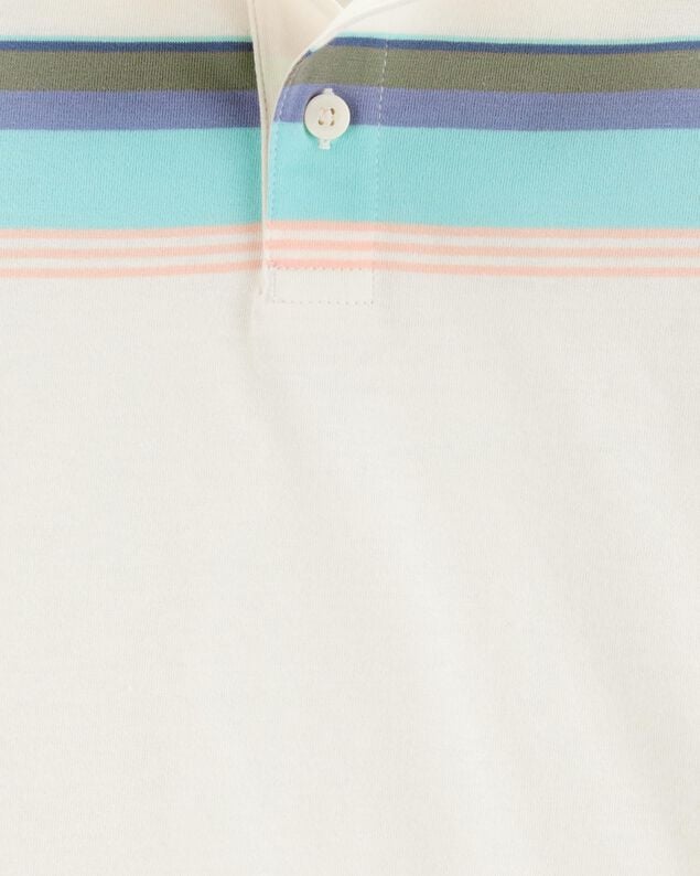 Product image 2 of Toddler Striped Short-Sleeve Polo - Cream