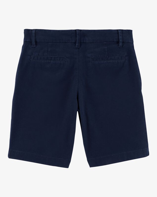 Product image 2 of Girls Stretch Chino Shorts - Navy