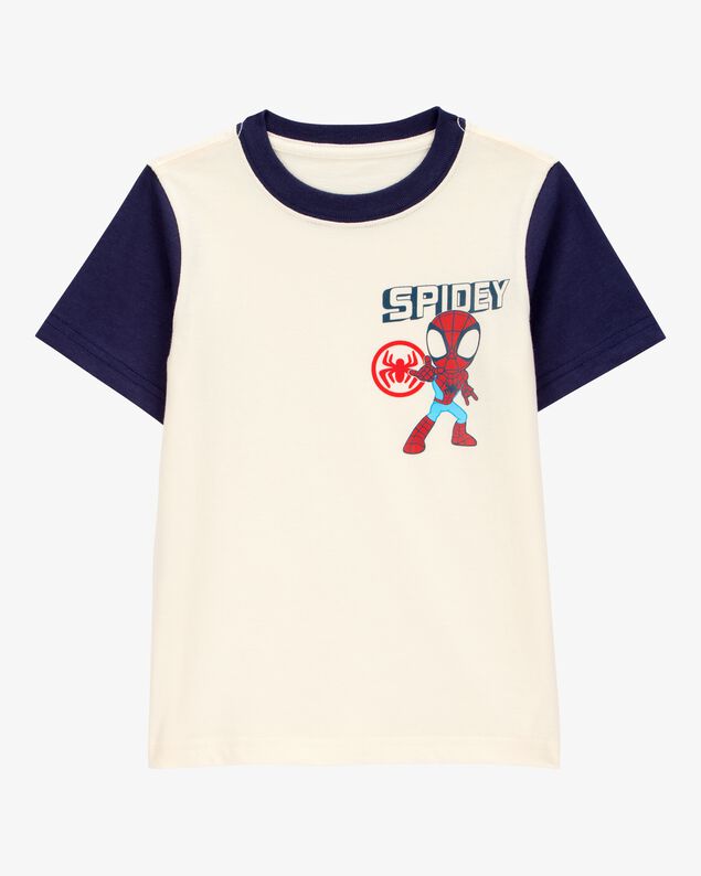 Product image 1 of Toddler Boy Marvel™ Spider-Man Short-Sleeve Graphic Tee - Cream