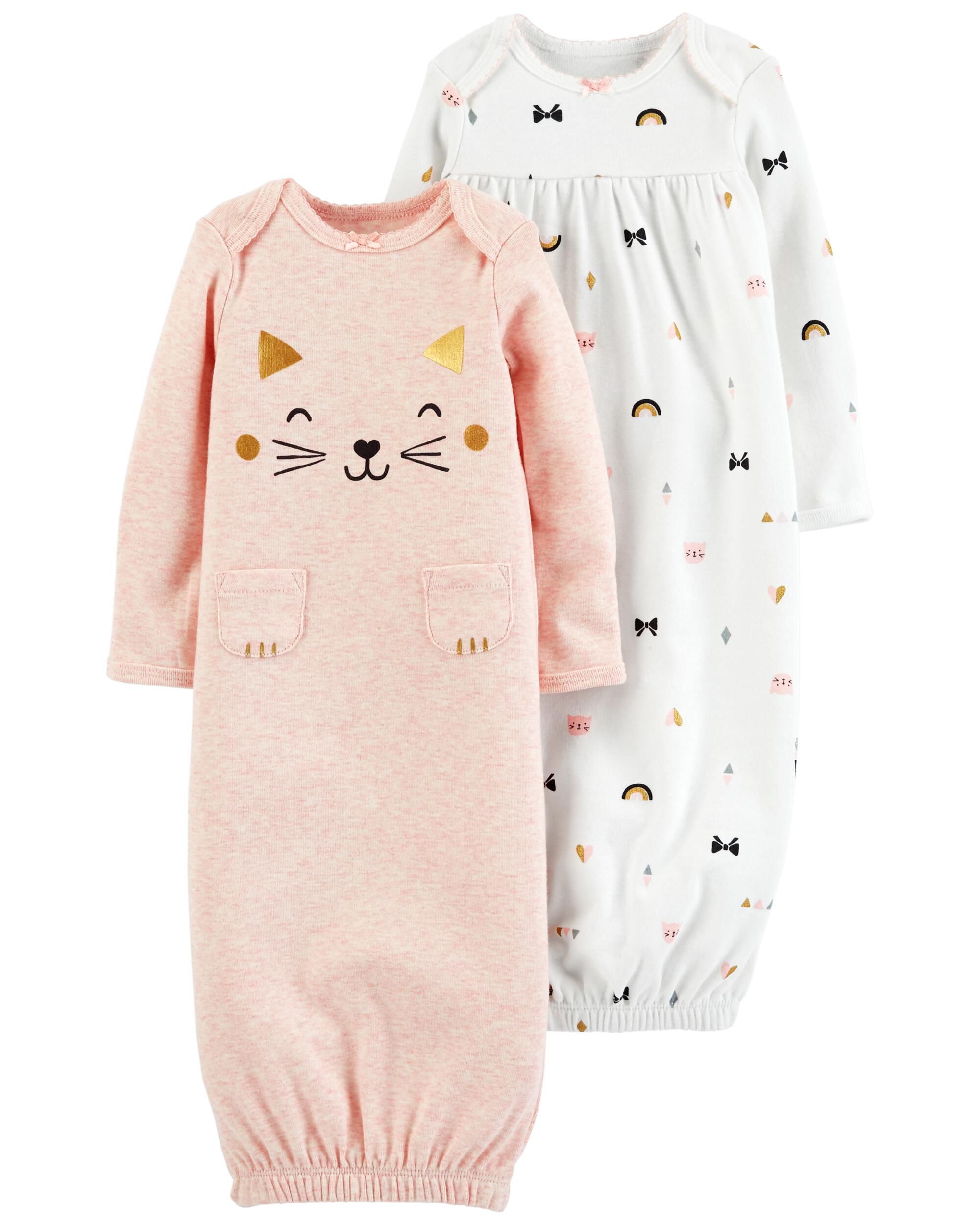 2-Pack Babysoft Sleeper Gowns | carters.com