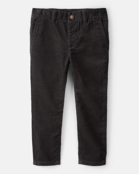 toddler boy corduroy pants - black