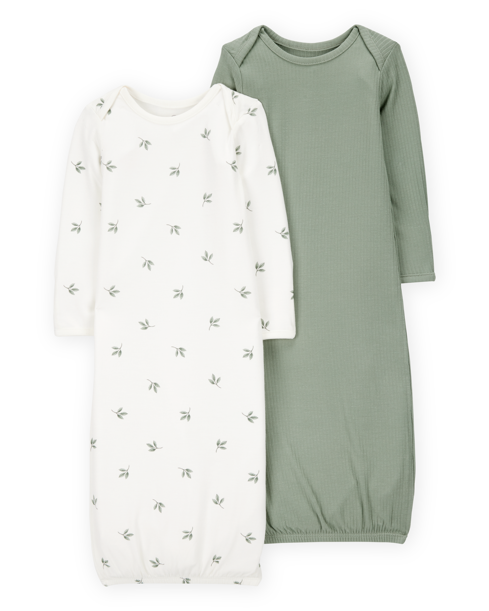 Baby 2-Pack PurelySoft Sleeper Gowns - Green