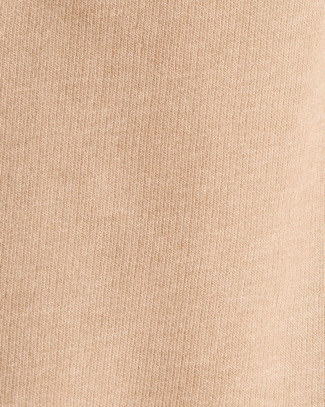 Product image 3 of Toddler Boy Construction French Terry Jogger - Tan