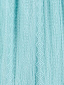 Blue - Kid Tiered Textured Midi Dress, Selected