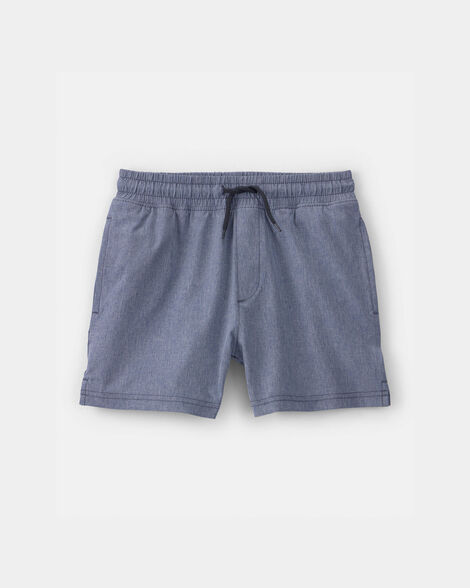 Boys Pull-On Active Shorts - Blue
