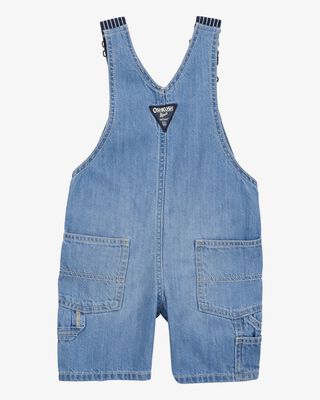 Product image 2 of Toddler Denim Shortalls - Blue