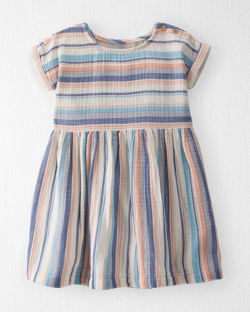 Toddler Multi Organic Cotton Gauze Dress | carters.com