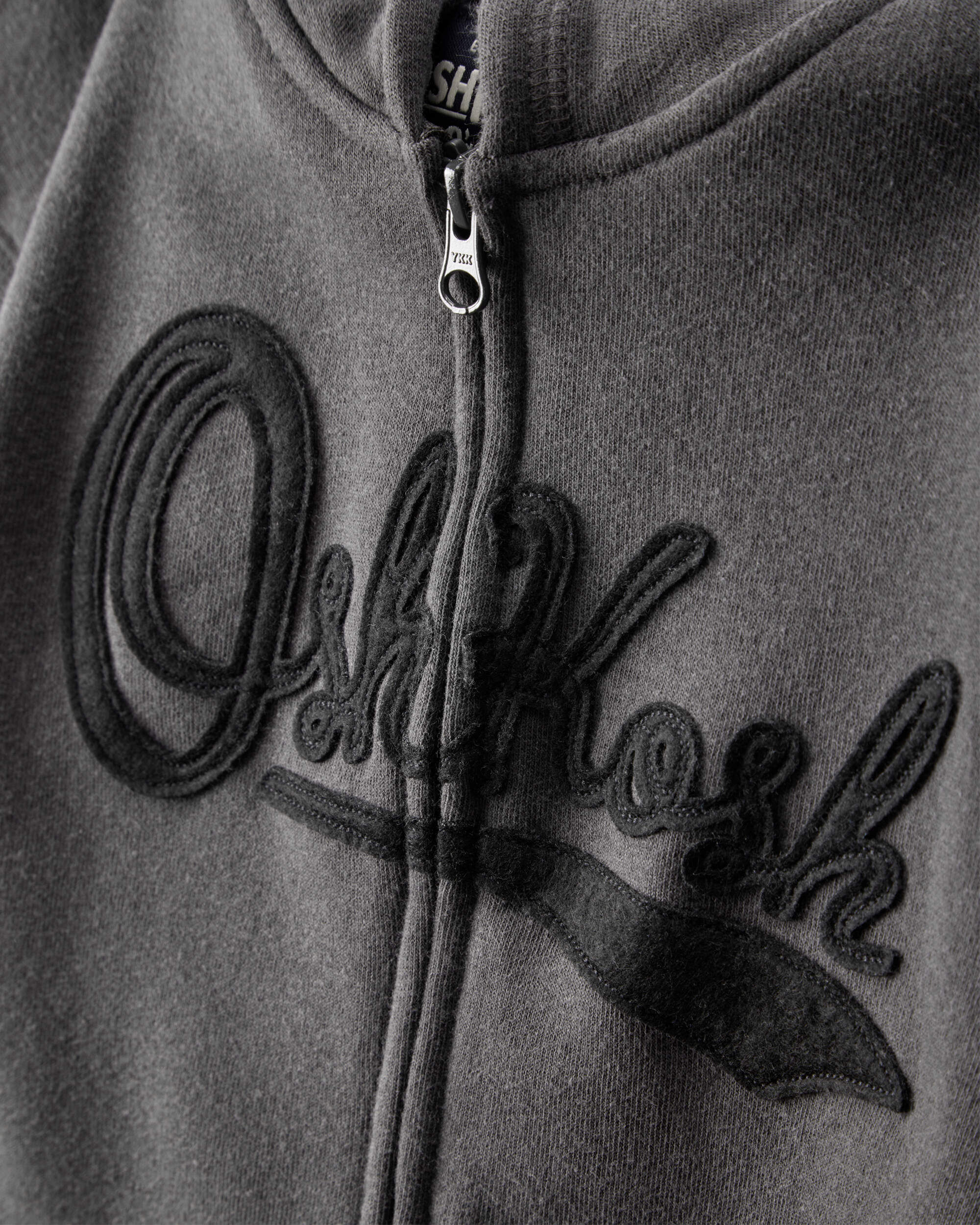 トップス Kartoon Boys DayDream Fleece OshKosh Logo Zip Jacket - Black