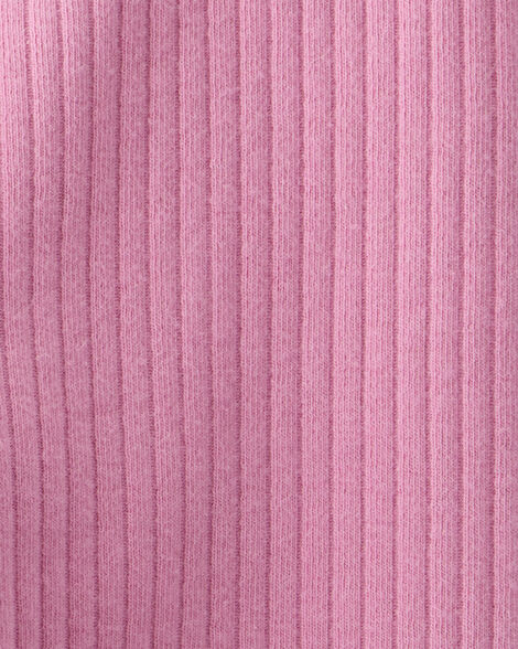 Product image 3 of Baby Girl Cotton Ribbed Stretch Leggings - Purple