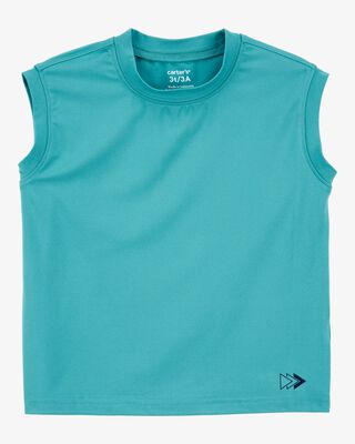 Product image 1 of Toddler Active Muscle Tank - Teal