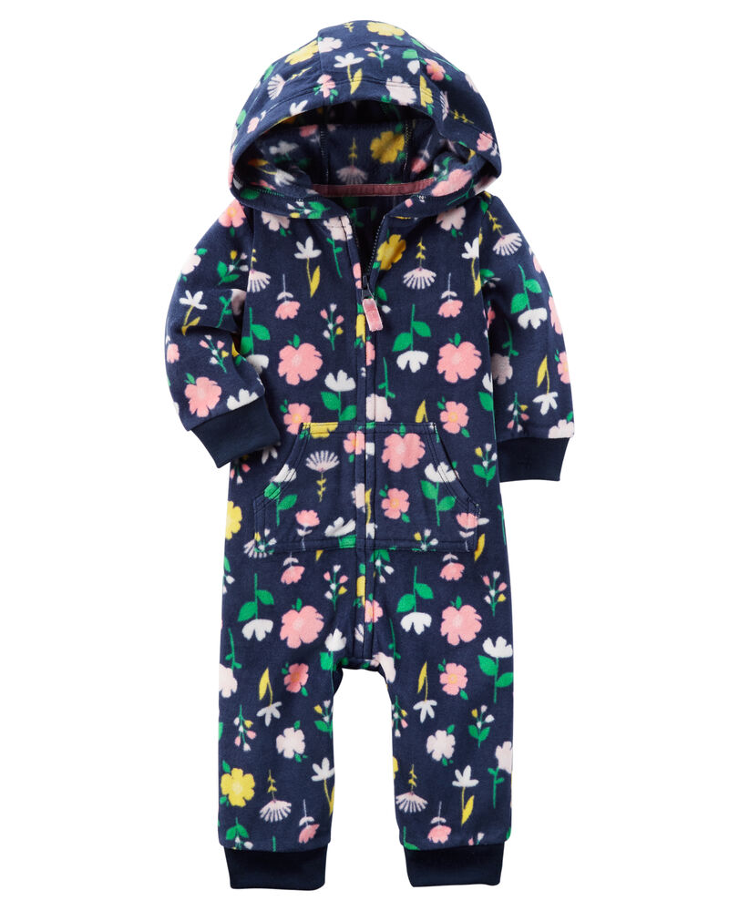 Hooded Fleece Jumpsuit