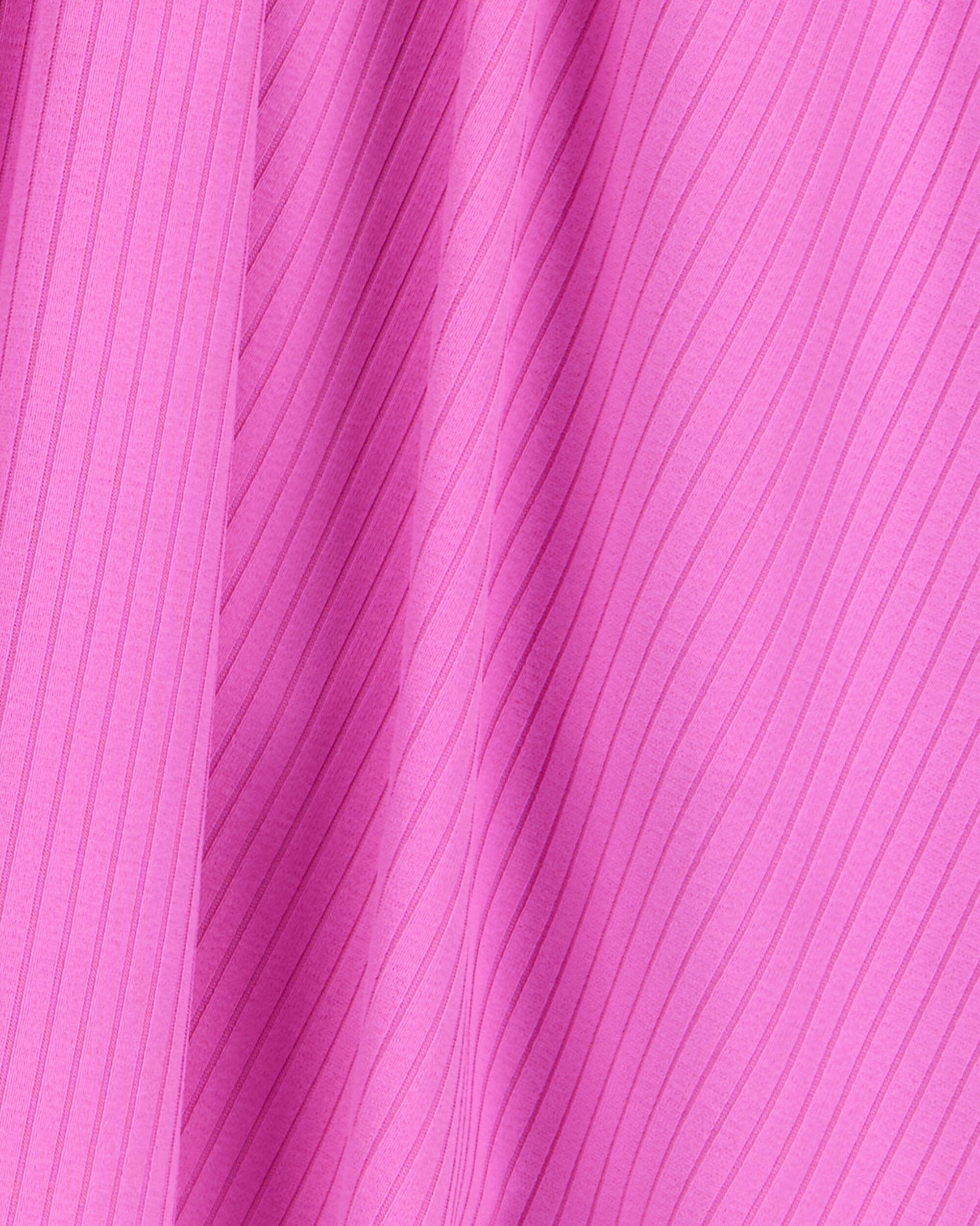 Toddler 2-Piece Ribbed Double Dutch Tank & Active Skort Set - Pink